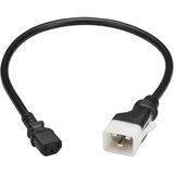 PDU POWER CORD C13 P-LOCK LITE C20 15A 100-250V 14 AWG 2FT BLACK