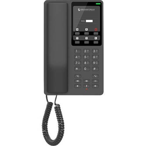 Grandstream GHP621W IP Phone - Corded - Corded/Cordless - Wi-Fi - 3 Multiple Conferencing - Wall Mountable, Desktop - Black