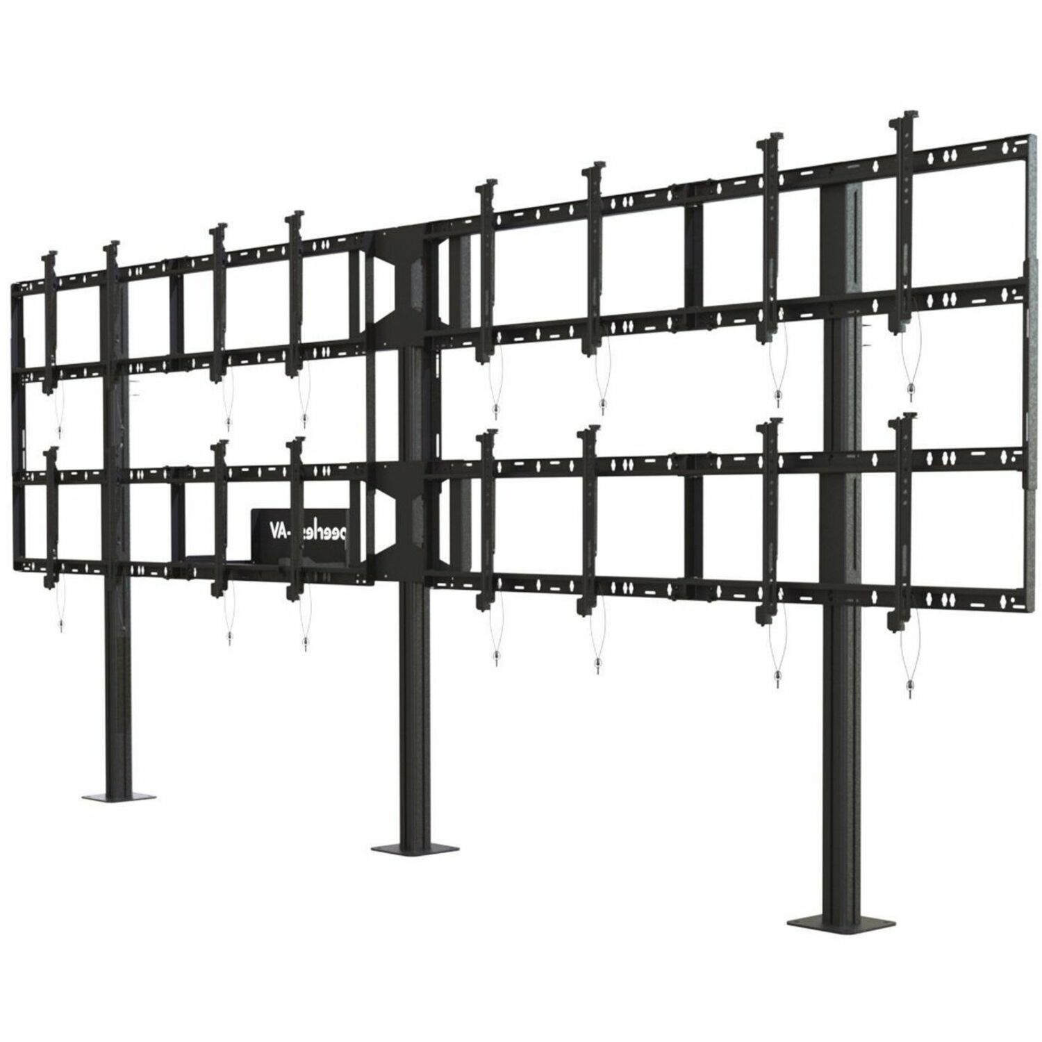 Peerless-AV® SmartMount® Modular Video Wall Pedestal Mount 4x2 Configuration for 46" to 55" Displays