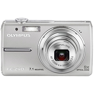 Olympus FE-240 7.1 Megapixel Compact Camera - Black