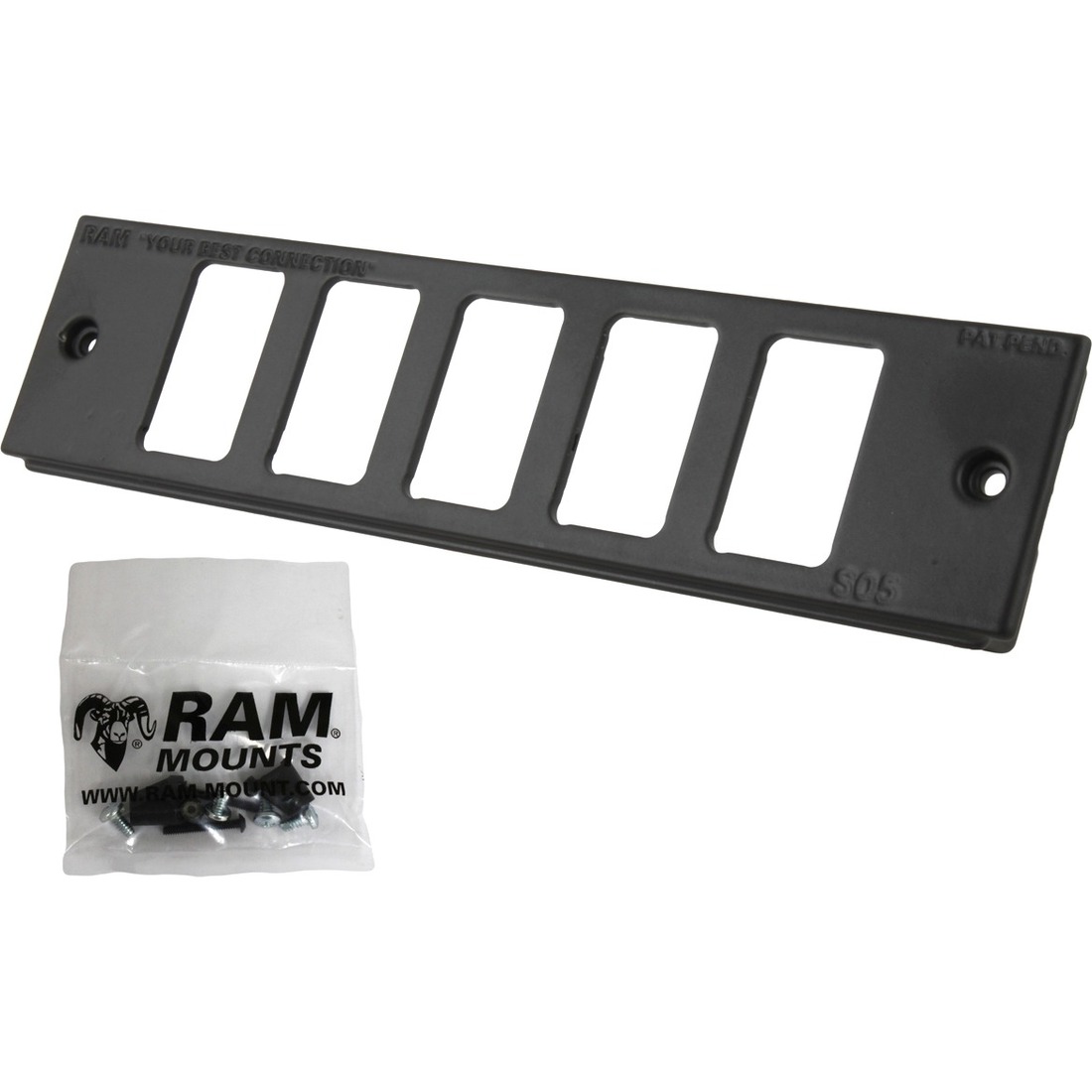 RAM Mounts Tough-Box Vehicle Mount for Vehicle Console