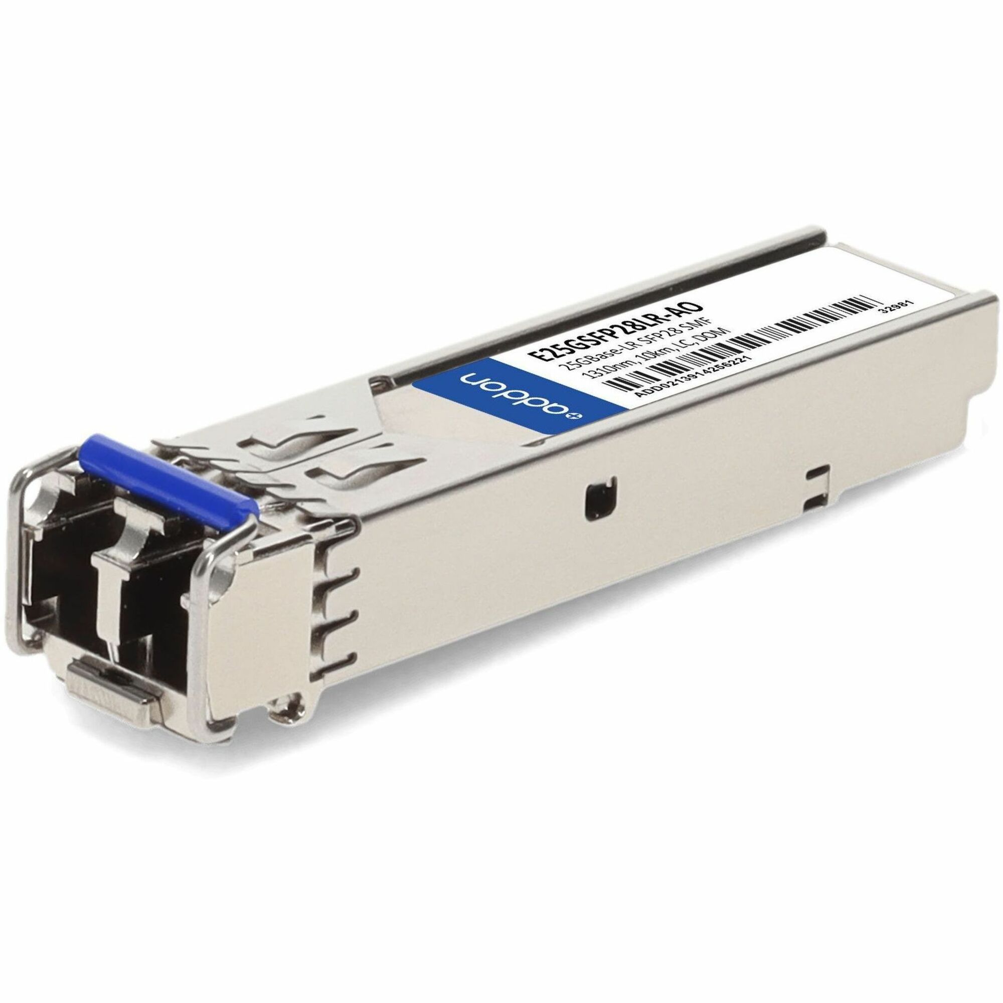AddOn Intel® E25GSFP28LR Compatible TAA 25GBase-LR SFP28 Transceiver (SMF, 1310nm, 10km, LC, DOM)