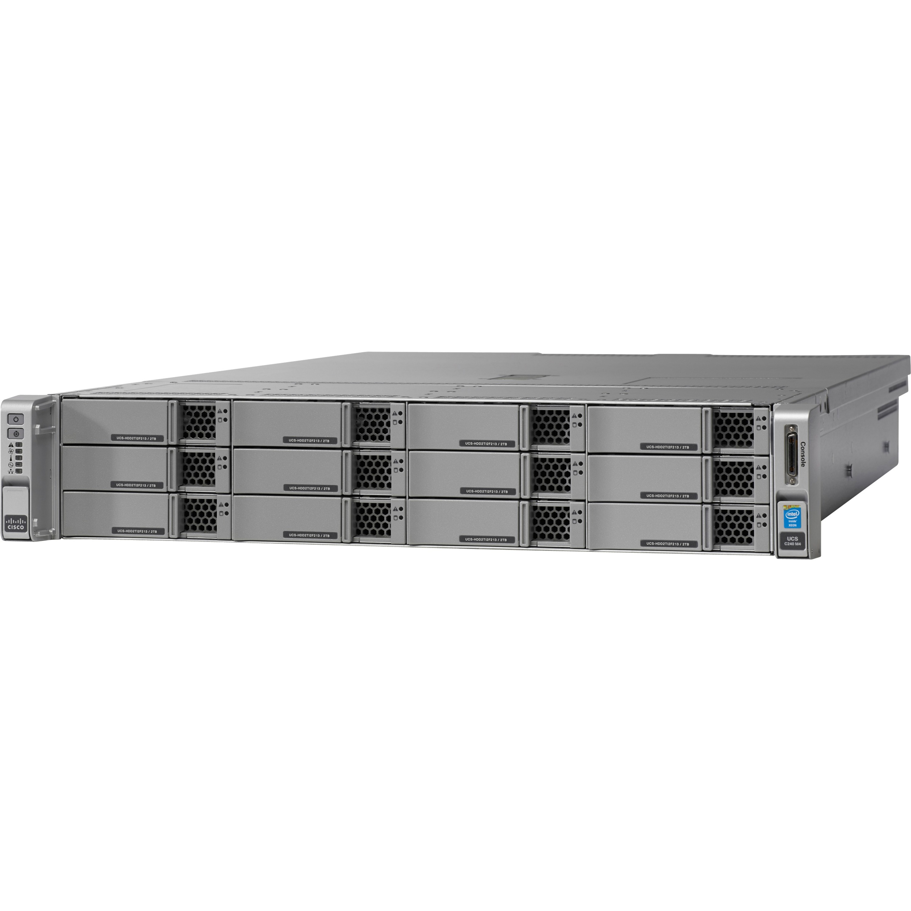 Cisco C240 M4 2U Rack Server - 2 Xeon E5-2630 v3 2.40 GHz - 128 GB RAM - 12Gb/s SAS, Serial ATA Controller