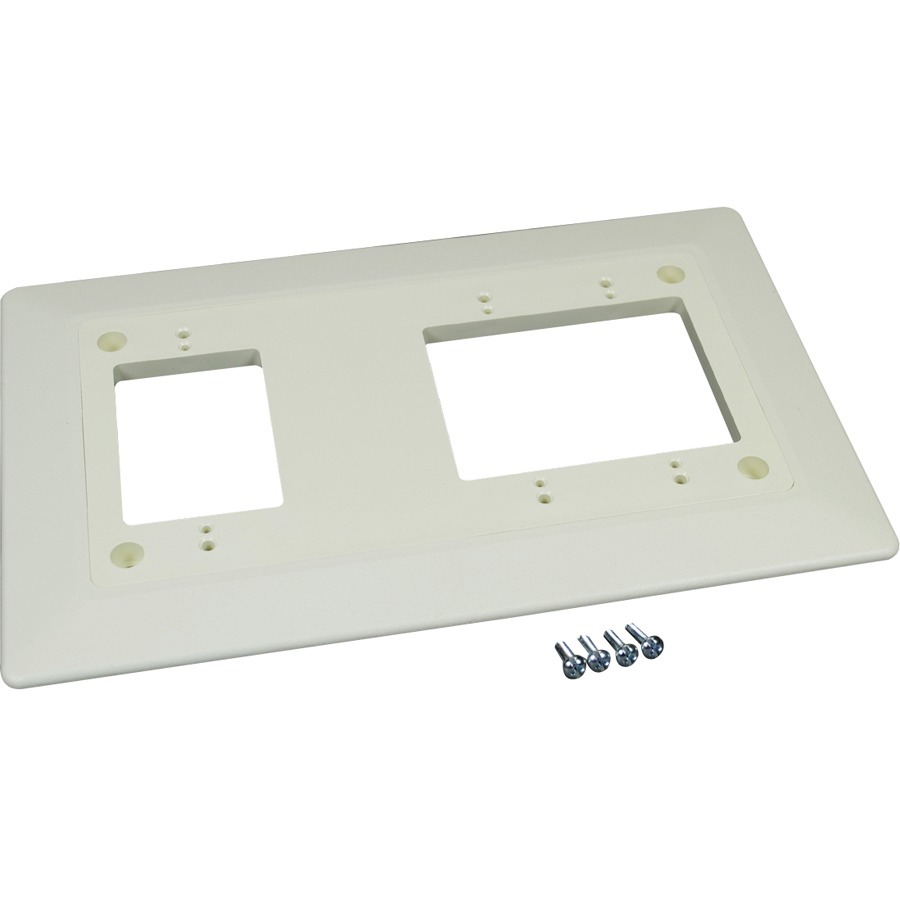 Wiremold WSA00-4 Mounting Bracket for Gang Box, Cable Raceway - Ivory