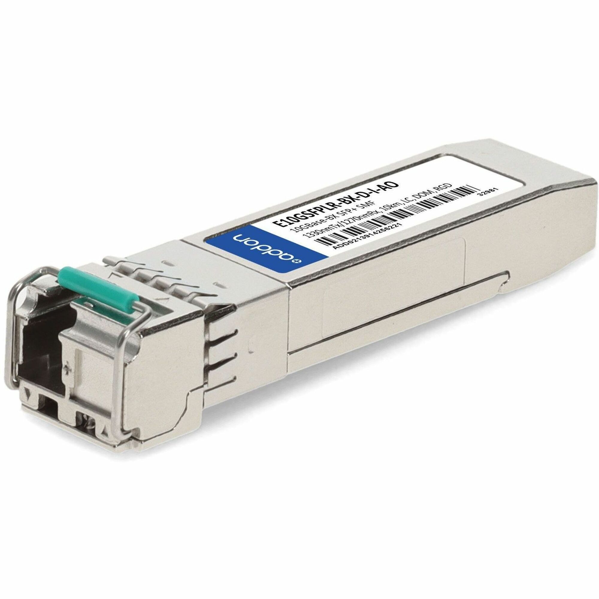 AddOn Intel® E10GSFPLR-BX-D-I Compatible TAA 10GBase-BX SFP+ Transceiver (SMF, 1330nmTx/1270nmRx, 10km, LC, DOM, -40 to 85C)