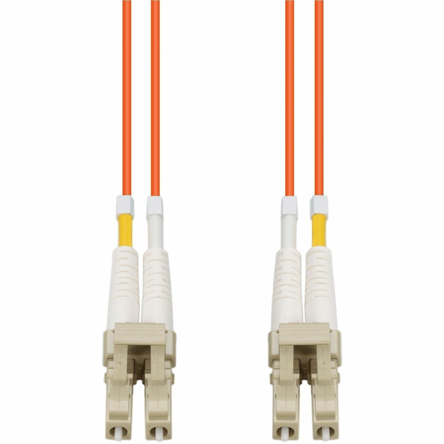 AddOn 2m LC to LC Orange OM1 Duplex OFNR (Riser-Rated) TAA MMF Fiber Patch Cable