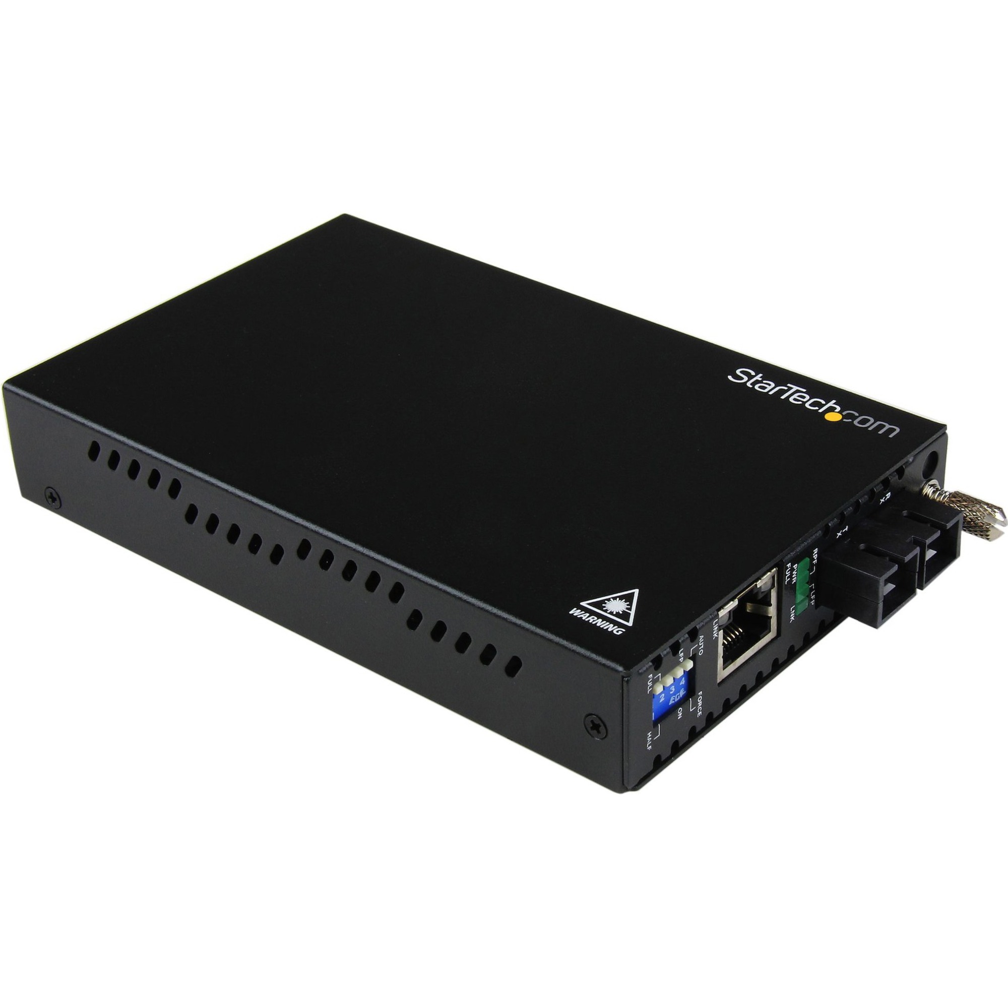 StarTech Gigabit Ethernet Multi Mode Fiber Media Converter SC 550m, 1000 Mbps, TAA