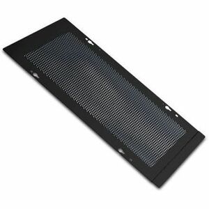 APC NetShelter Cable Management, Cable Trough, Perforated Cover, Black, 620 x 1.2 x 309.8 mm