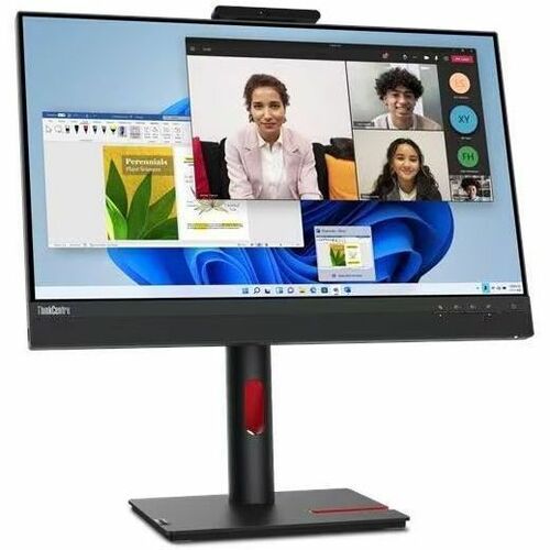 Lenovo ThinkCentre TIO-24 Gen5 24" Class Webcam Full HD LED Monitor - 16:9 - Black