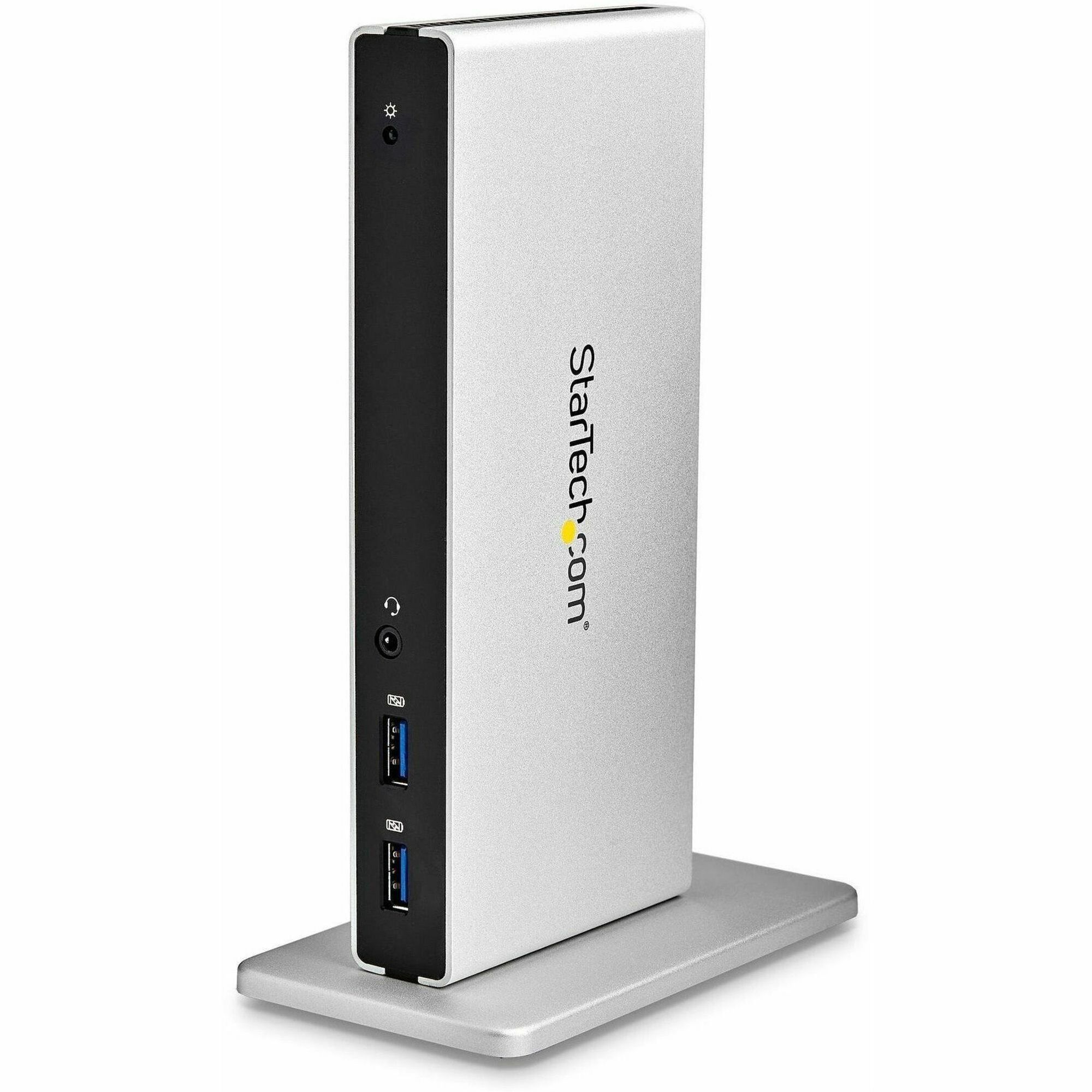StarTech Dual-Monitor USB 3.0 Docking Station - DVI Outputs - Mac & Windows - DVI to VGA & DVI to HDMI Adapters Included - USB3SDOCKDD