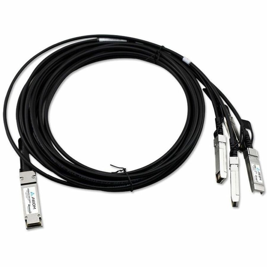 Axiom 100GBASE-CR4 QSFP28 to 4 SFP28 Passive DAC Fortinet Compatible 3m