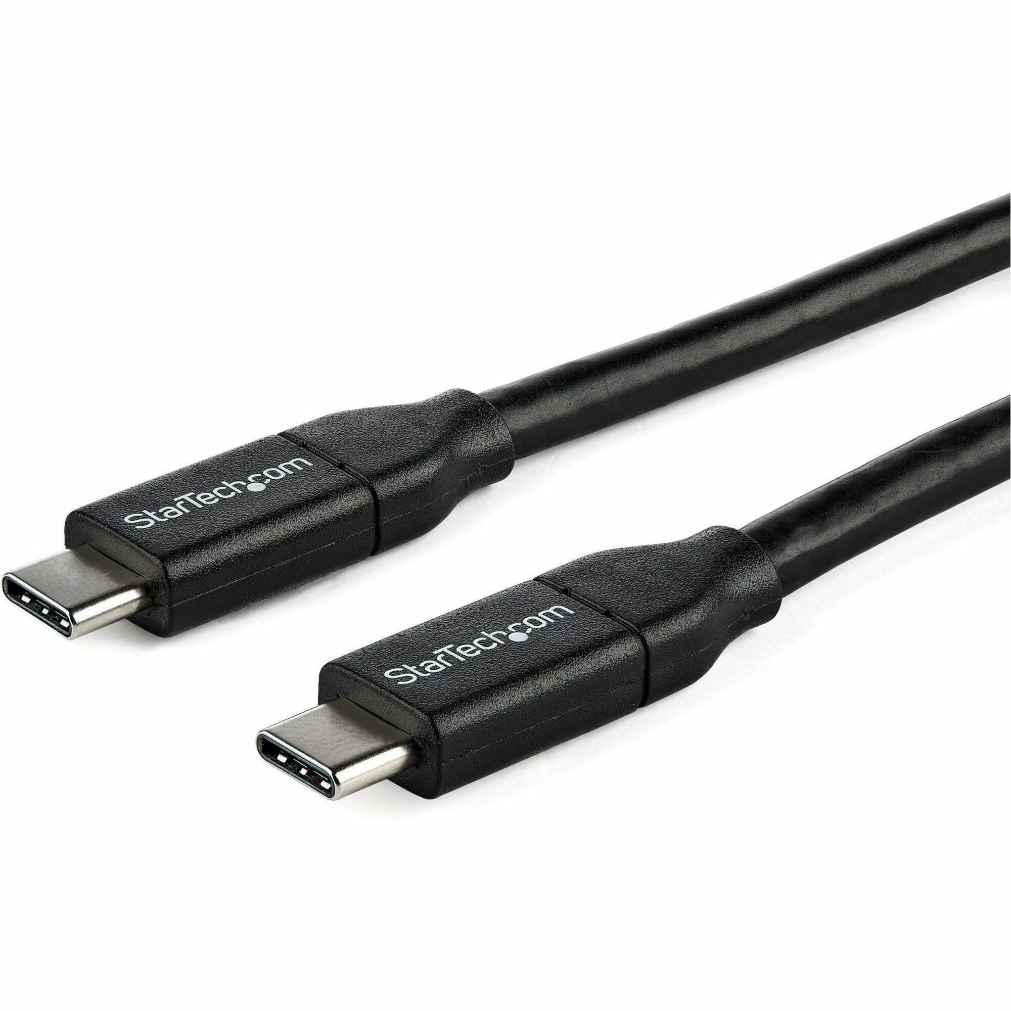 StarTech 3.3ft (1m) USB-C Fast Charging Cable, Charge & Sync, 100W (5A) PD, USB 2.0, USB-IF Certified - USB C Charging Cord