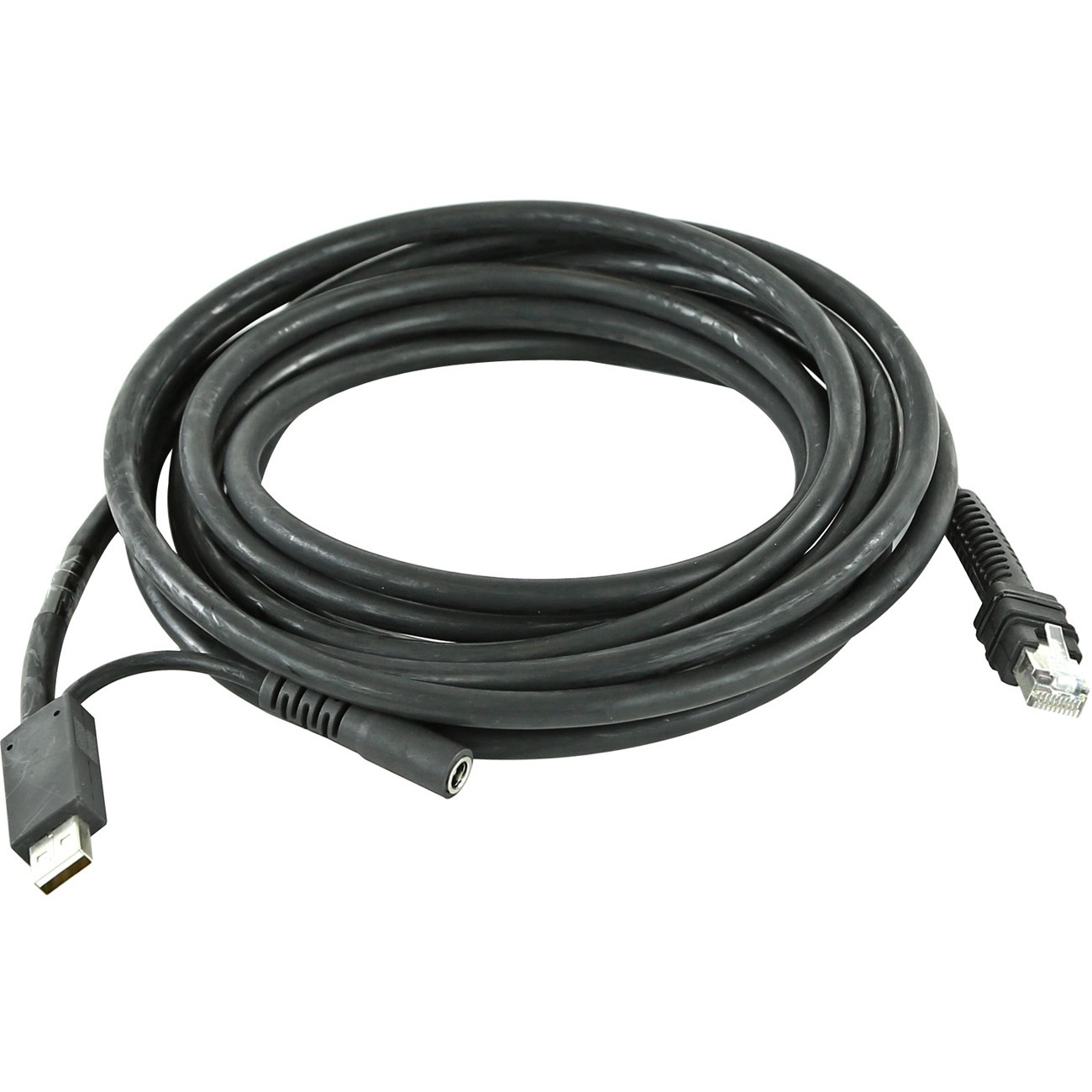 Zebra USB Cable (Shielded Series A Connector, 15ft. Straight), 12V